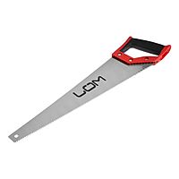 Ножовка по дереву LOM, обрезиненная рукоятка, 7-8 TPI, 450 мм