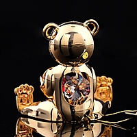 Сувенир «Мишка с сердцем», с кристаллами Сваровски