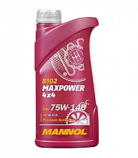 Масло трансмиссионное Mannol 8102 Maxpower 4х4 75W-140 1 л синт.