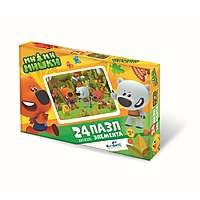 Пазл 24 эл. "Богатый улов" + наклейки 04358