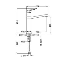 Смеситель для кухни Zipponi STARS, цвет хром