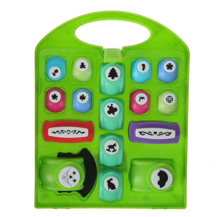 Mr. набор фигурных дыроколов 12 штук. дырокол фигурный со сменными насадками для бумаги. набор фигурных дыроколов москва. дырокол фигурный набор.