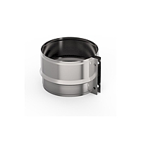 Хомут обжимной, d 80 мм, нержавейка 0.5 мм