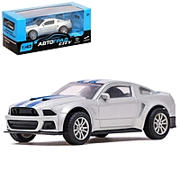 АВТОГРАД Машина металлическая "Спорт", инерционная, масштаб 1:43, МИКС