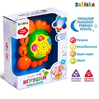 ZABIAKA игрушка музыкальная "Краб" свет, звук №SL-01402 МИКС