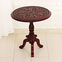 Стол дерево резной "Жар птица" 46х45х45 см