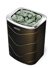 Печь для бани электрическая ТМФ Примавольта черная бронза 20201