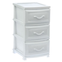 Комод 3 секции "Дельфин", цвет белый