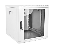 Шкаф коммутационный ЦМО ШРН-М-9.650 9U 600x650мм пер.дв.стекл 50кг серый