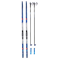 Комплект лыжный БРЕНД ЦСТ (195/155 (+/-5 см), крепление: NNN), микс