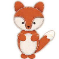 Набор для создания игрушки из фетра "Лисичка"