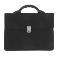 Портфель деловой ткань 350*260*10 мм Канцбург 1С11 "Выборг" черный