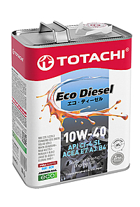 Масло моторное Totachi Eco Diesel 10W-40 4 л п/синт.