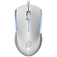 Мышь Oklick 245M белый, оптическая (1000dpi), USB (3but)
