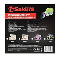 Весы напольные Sakura SA-5072S, электронные, до 180 кг, рисунок "бамбук"