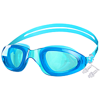 Набор для плавания взрослый, 2 предмета: очки, беруши, цвета МИКС
