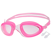 Набор для плавания взрослый, 2 предмета: очки, беруши, цвета МИКС