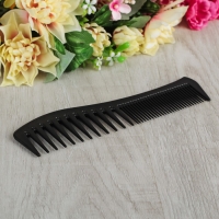 Расчёска комбинированная, цвет чёрный