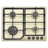 Варочная поверхность Körting HG 630 CTSB, газовая, 4 конфорки, 60 см, бежевая