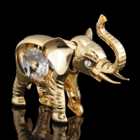 Сувенир «Слонёнок», 6х2,7х5 см, с кристаллами Сваровски