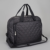 Сумка дорожная, трансформер, отдел на молнии, наружный карман, цвет чёрный