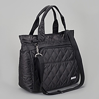 Сумка дорожная, отдел на молнии, наружный карман, цвет чёрный