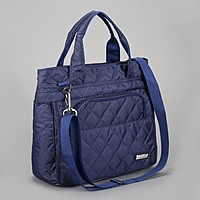 Сумка дорожная, отдел на молнии, наружный карман, цвет синий