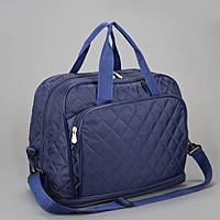 Сумка дорожная, трансформер, отдел на молнии, наружный карман, цвет синий