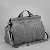 Сумка дорожная на молнии, 1 отдел, цвет серый