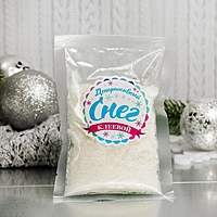 Снег искусственный клеевой для декора "Классический" 60 г