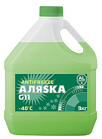 Антифриз Аляска -40 G11 Green 3 кг зеленый