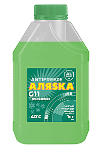 Антифриз Аляска -40 G11 Green Long Life 1 кг зеленый