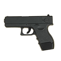 Пистолет пневматический пружинный Glock 17 G.16 мини