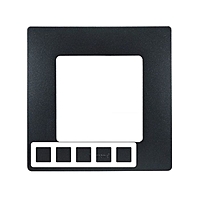 Рамка 5-м Legrand "Etika ", антрацит 672585