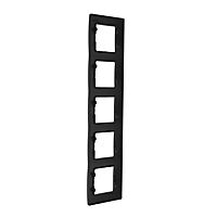 Рамка Legrand Etika, 5 постов, антрацит, 672585