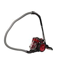 Пылесос Eurostek EVC-3002, 2200/400 Вт, 2.5 л, красный/черный