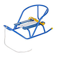 Санки кукольные, цвет голубой