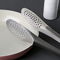 Щипцы поварские «Чезена» закругленные с перфорацией, длина 28 см