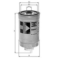 Фильтр топливный  KNECHT KC18