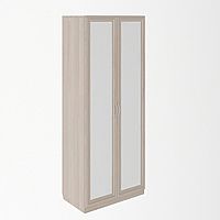 Шкаф двухстворчатый «Остин», 800×475×20000 мм, цвет шимо светлый/белый