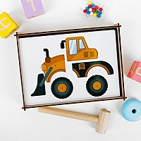 Логическая головоломка "Строительная техника"