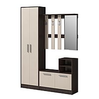 Шкаф Энтер 540х343х2080 венге/дуб молочный