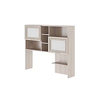 Надстройка стола универсальная «Остин», 1200×245×1010 мм, цвет шимо светлый/белый