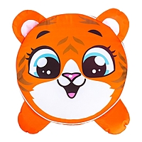 Мягкая игрушка «Пуфик Тигр» 40см х 40см, цвет оранжевый