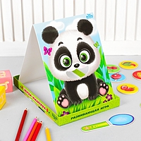 Развивающая игра "Накорми зверушку" (2 основы+ ложка+ 20 элементов)