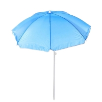 Зонт пляжный "Классика" с механизмом наклона, d=150 cм, h=170 см, МИКС