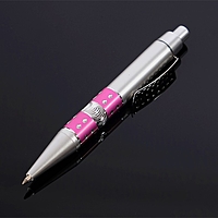 Набор подарочный 2в1: ручка, подвеска "Черепаха с колокольчиками", цвет розовый