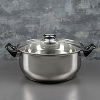 Кастрюля 4,8 л Astell, 24 см, капсульное дно, стеклянная крышка