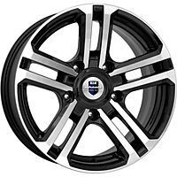 Диск литой K&K Палладика (КС591-02) 7x16 5x139.7 ET30 d98 алмаз чёрный Арт.13213