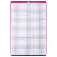 Доска маркерная A3 двухсторонняя: клетка/линейка, Д3_02 красная